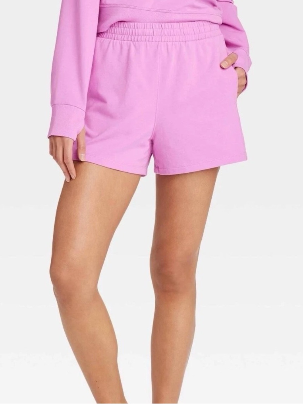 Women’s all in motion Purple Elastic-Waist Athletic Shorts